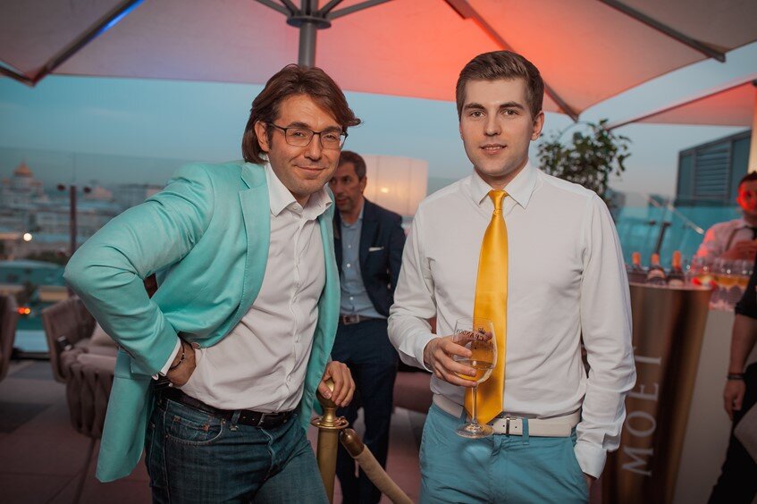 Андрей Малахов и Дима Борисов во времена былой дружбы