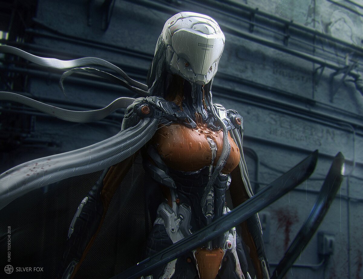   Старший художник концепт-артов Cyberpunk 2077 показал «работы, вдохновленные Metal Gear Solid»  Девушка-ниндзя в стиле Metal Gear Solid не только.
