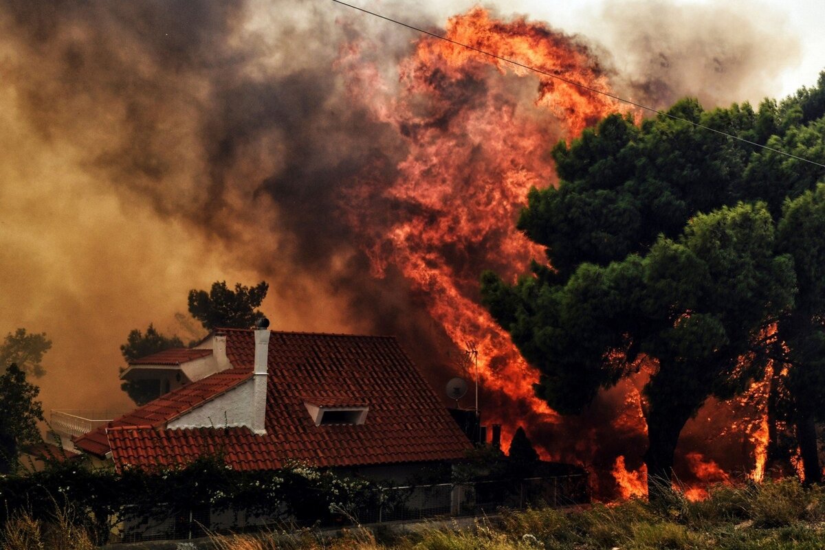 Греция в огне: репортаж из прошлого