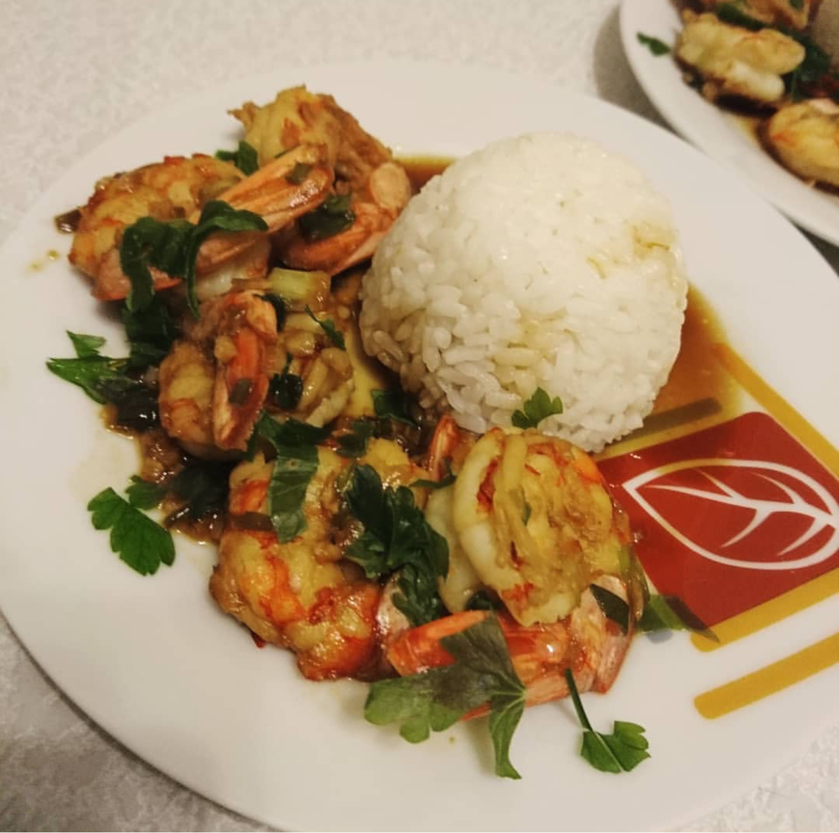 Креветки по -строгановски