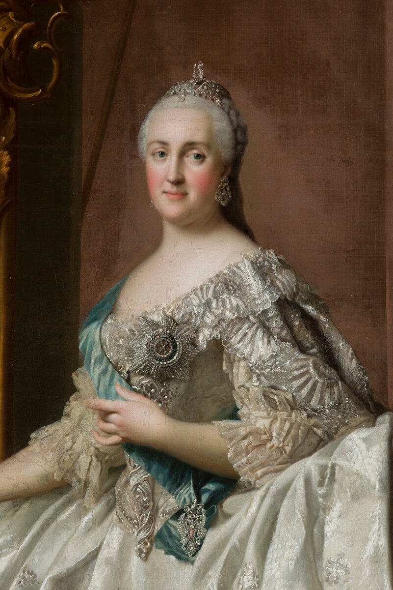 В.  Эриксен Портрет Екатерины II перед зеркалом. 1762. Государственный Эрмитаж, Санкт-Петербург  (сс) hermitagemuseum.org