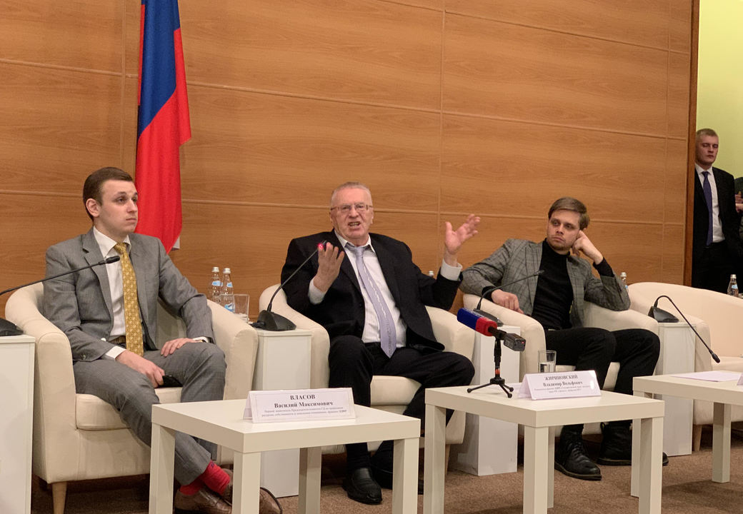 Василий Власов и Владимир Жириновский в Государственной Думе