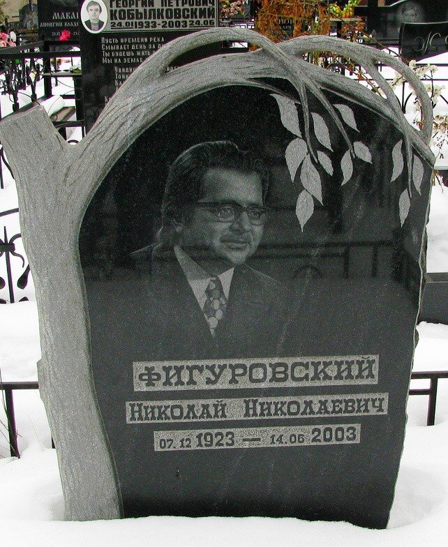 «Скушноватый, глухой, но ВЕЛИКИЙ». (цитата) ФИГУРОВСКИЙ НИКОЛАЙ НИКОЛАЕВИЧ. 
