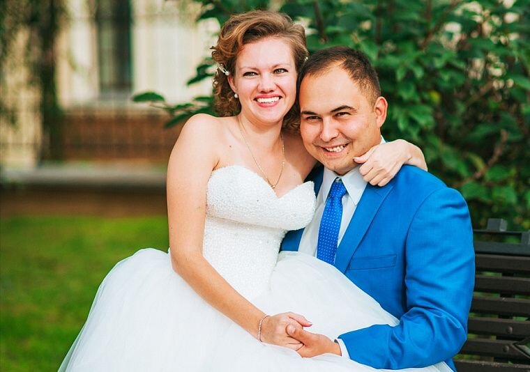 День свадьбы - самый счастливый для нас