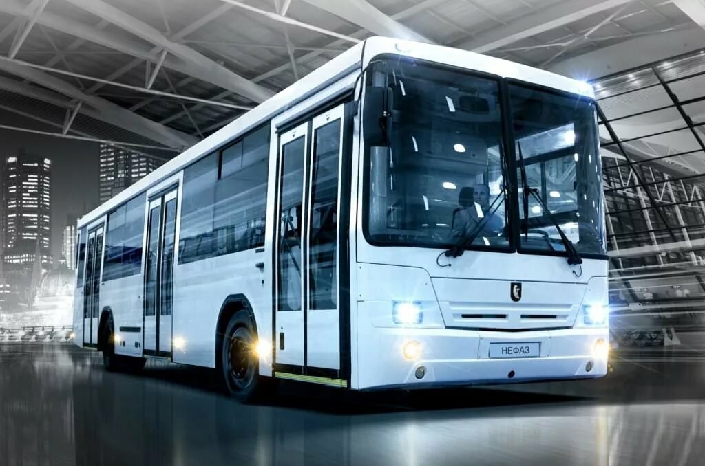 Именно на таком автобусе я и работал