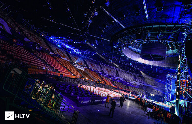 Пустая Spodek арена. Источник: hltv.org