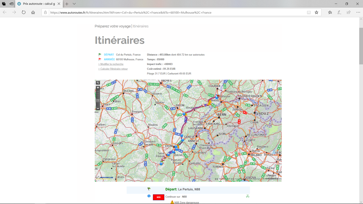 скриншот сайта https://www.autoroutes.fr/index.htm