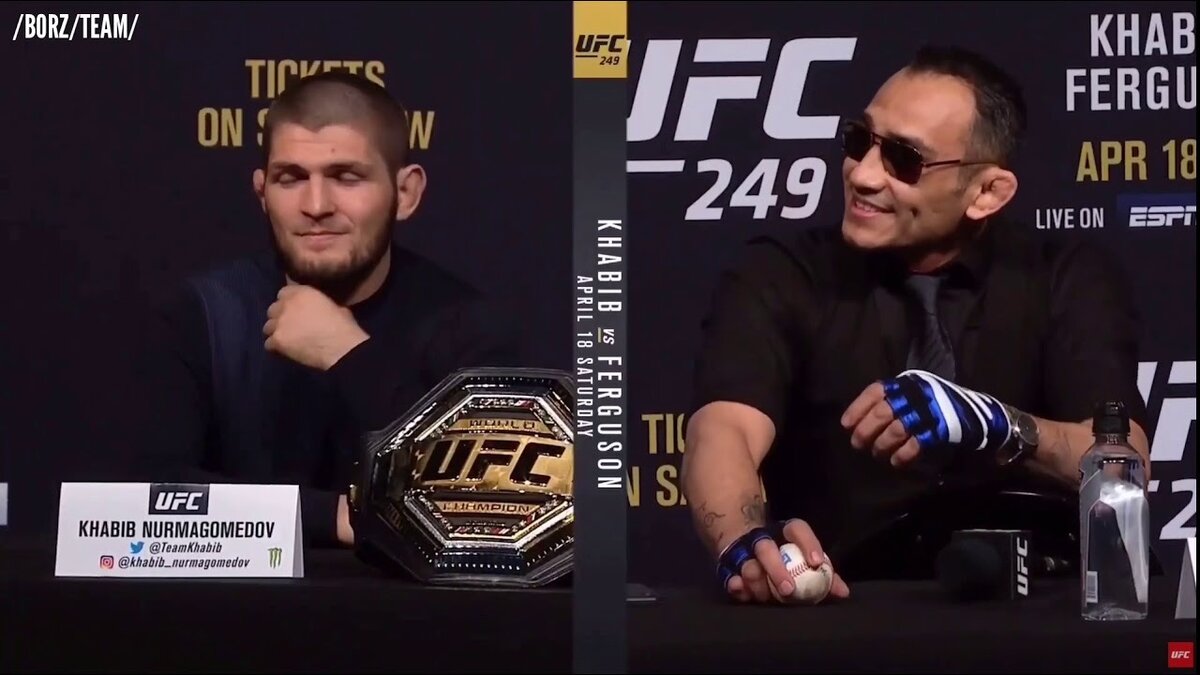 Хабиб и Тони пресс-конференция