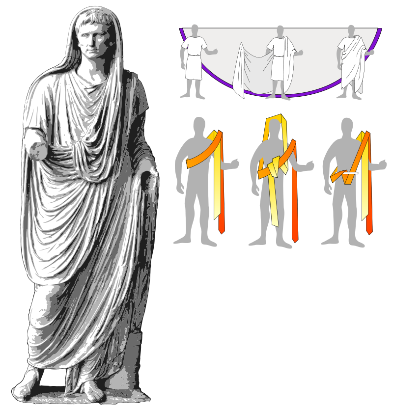 В какую одежду древние римляне одевались и в чем ее особенности