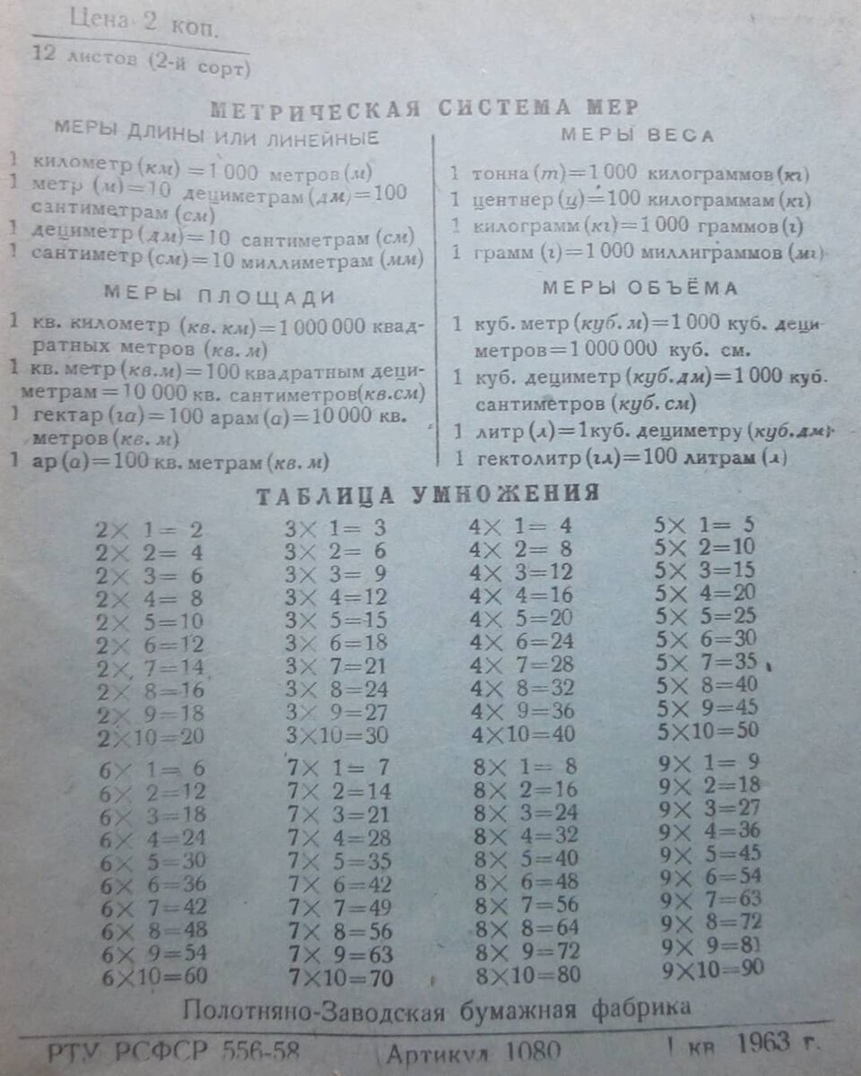 Тетрадь школьная А5, 12 листов, крупная клетка, с полями