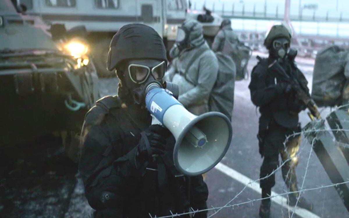 Кадр из художественного сериала "Эпидемия" 