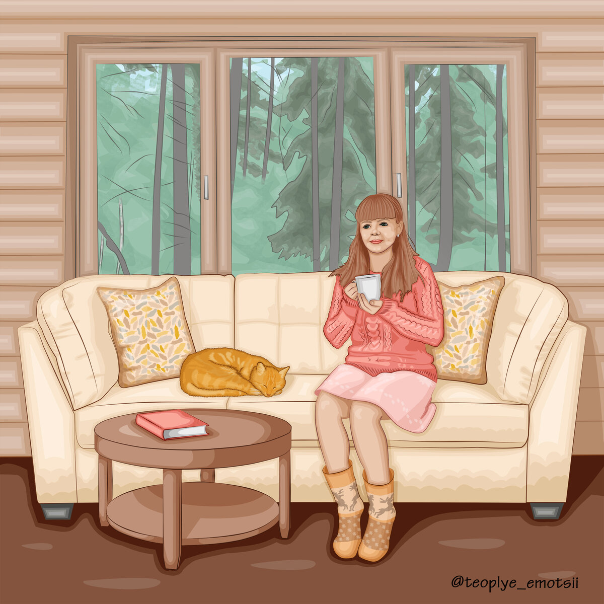 Вот такие восхитительные иллюстрации я создавала 