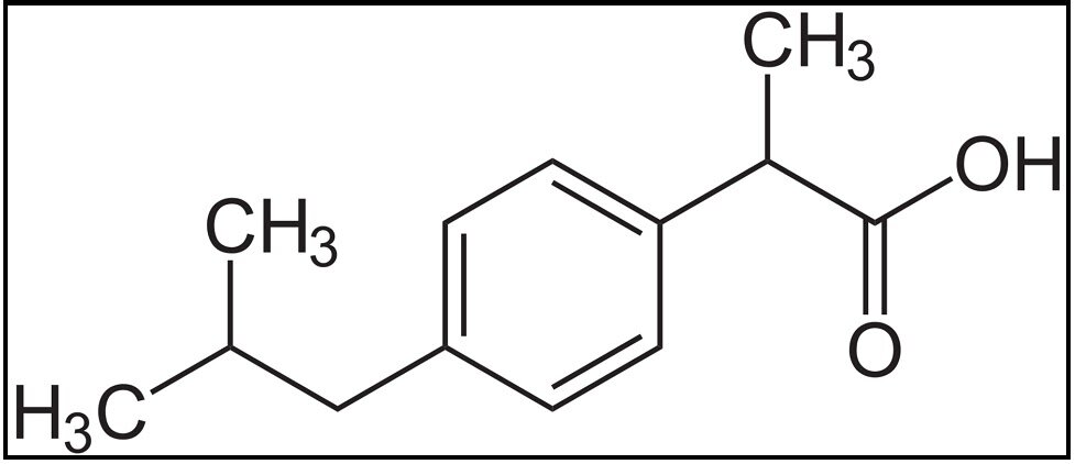 Структура ибупрофена