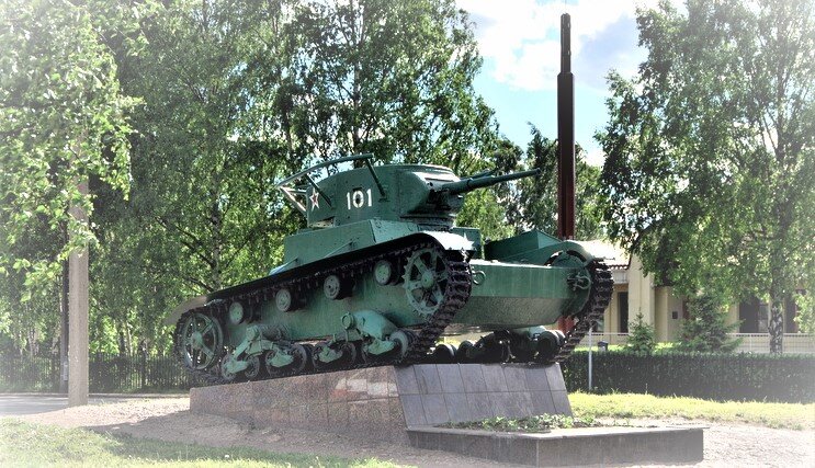 Памятник танку в г. Выборге