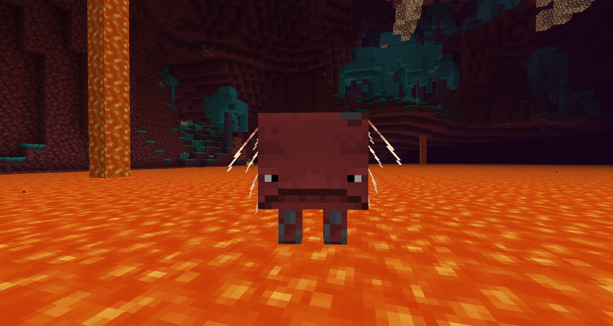 Новый моб из версии Майнкрафт 1.16 - Лавомерка