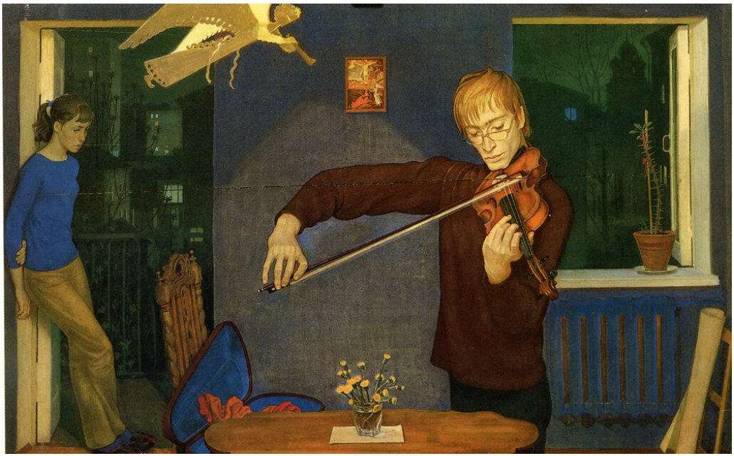 Дмитрий Жилинский "Альтист" 1972 год.