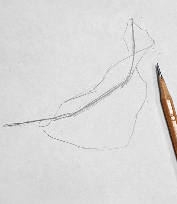 Начало наброска