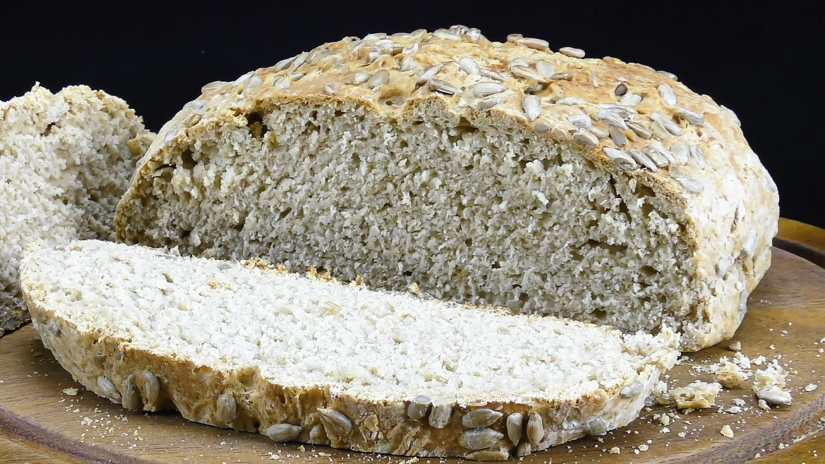 Хлеб без замеса рецепт. Греческий хлеб без замеса в духовке.