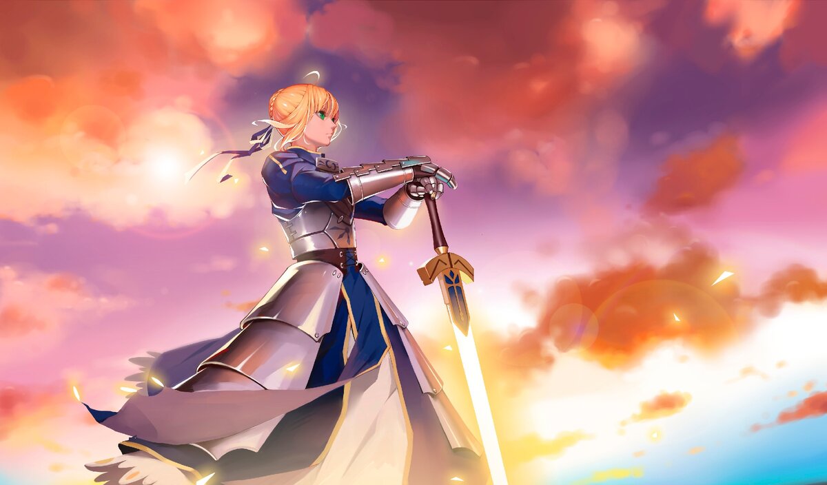 Fate. Сейбер - символ вселенной 