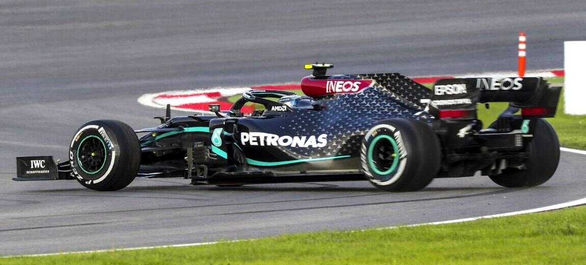 Разворот Вальтери Боттаса на Гран-при Турции 2020