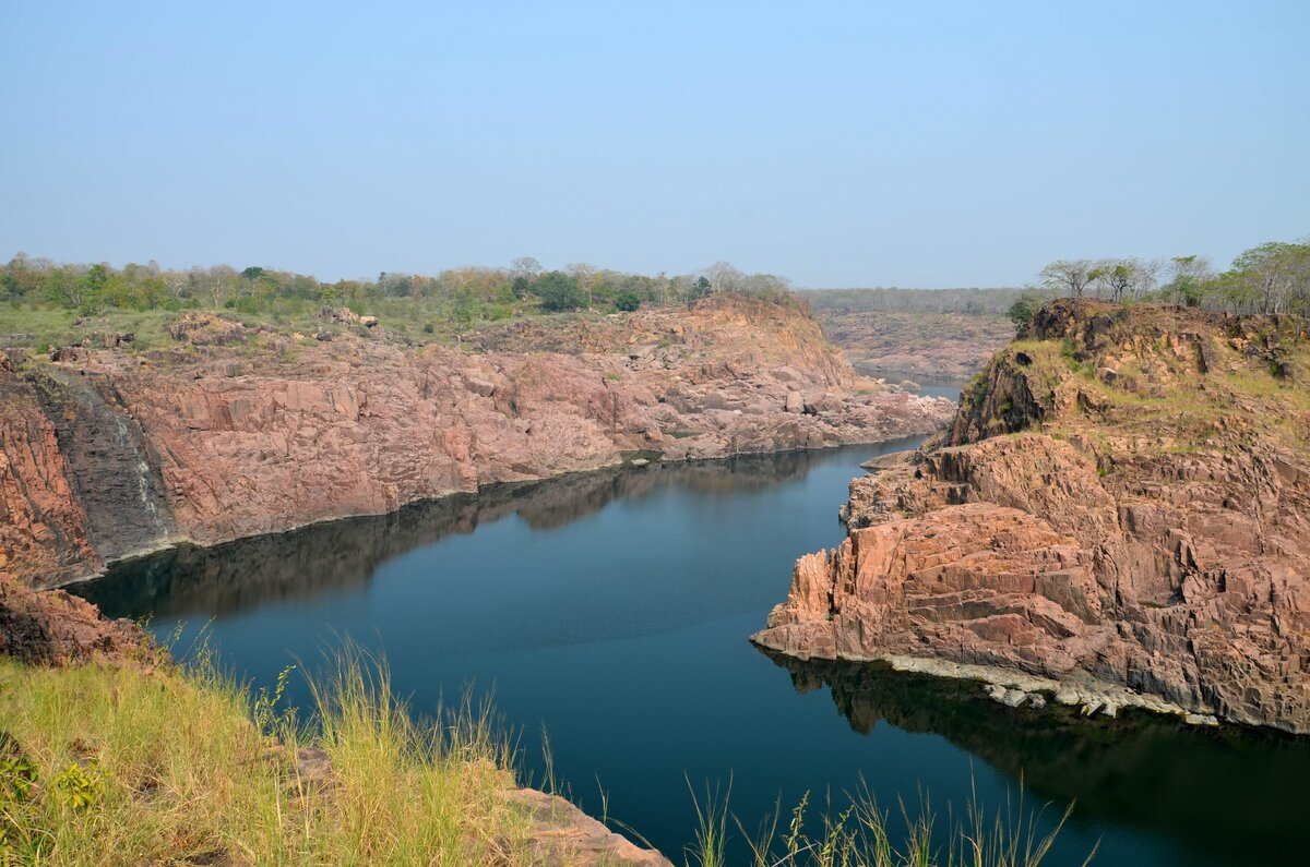 #Река Кен в заповеднике Панна в Индии. Фото автора.