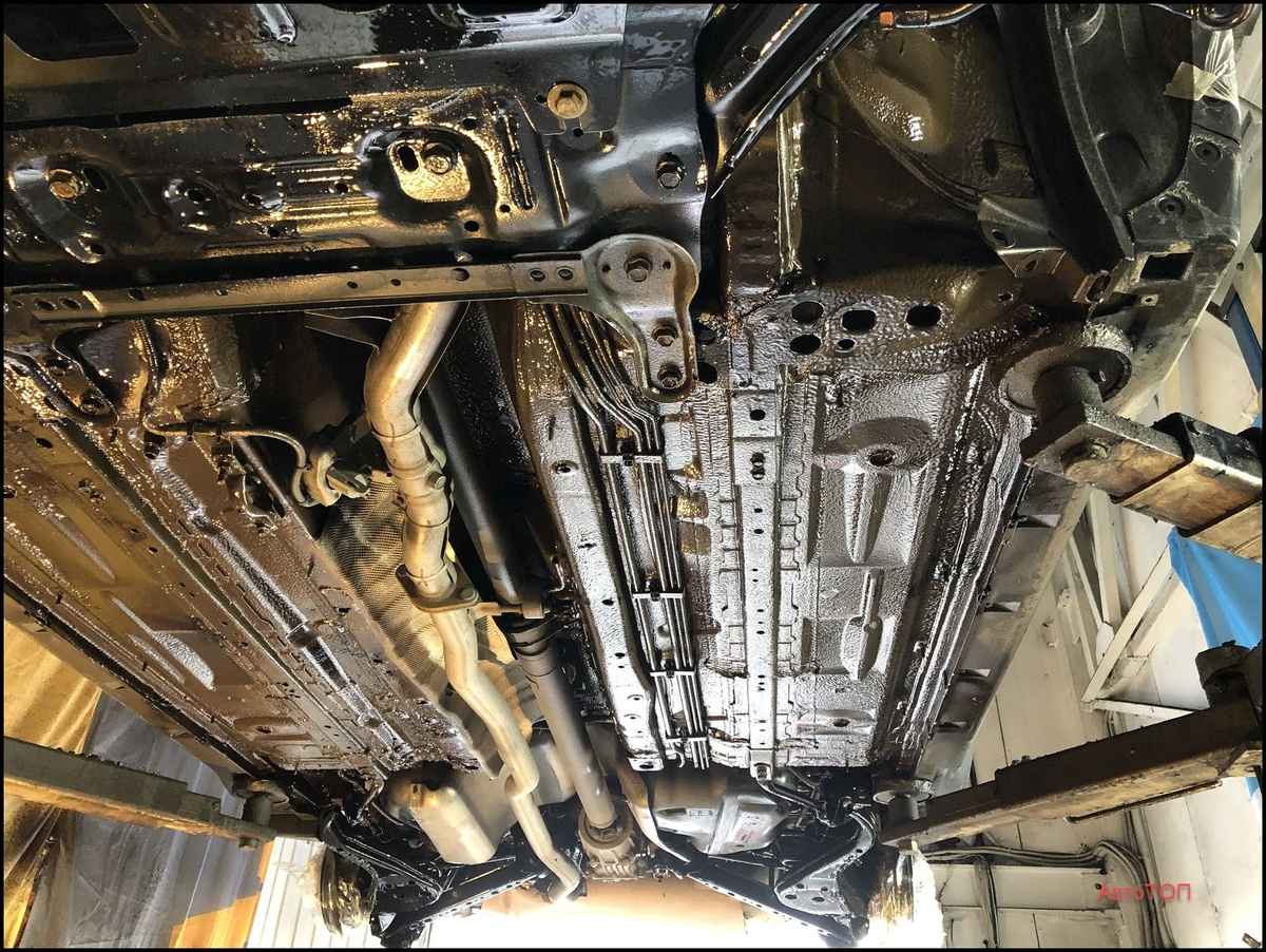 Антикоррозийная обработка днища