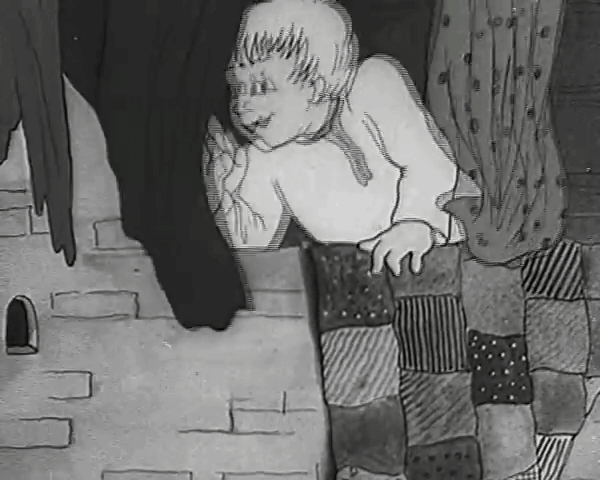 Кадр из мультфильма "Ивашко и Баба Яга" 