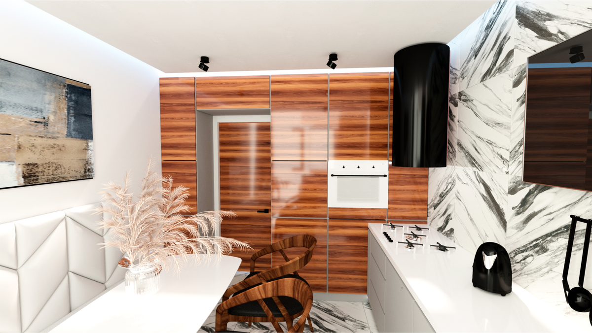 Кухня от студии REDDesign