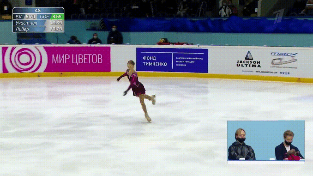 Четверной лутц "русской ракеты"