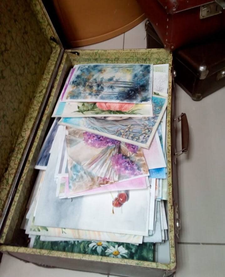 Чемодан за год накапливает большое количество работ. Скоро опять ревизия)))))))