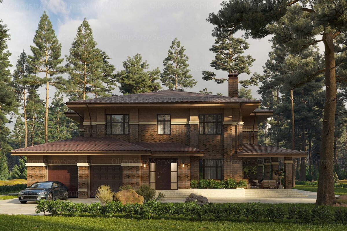 Проект дома «Монреаль» | ОлимпСтройСервис