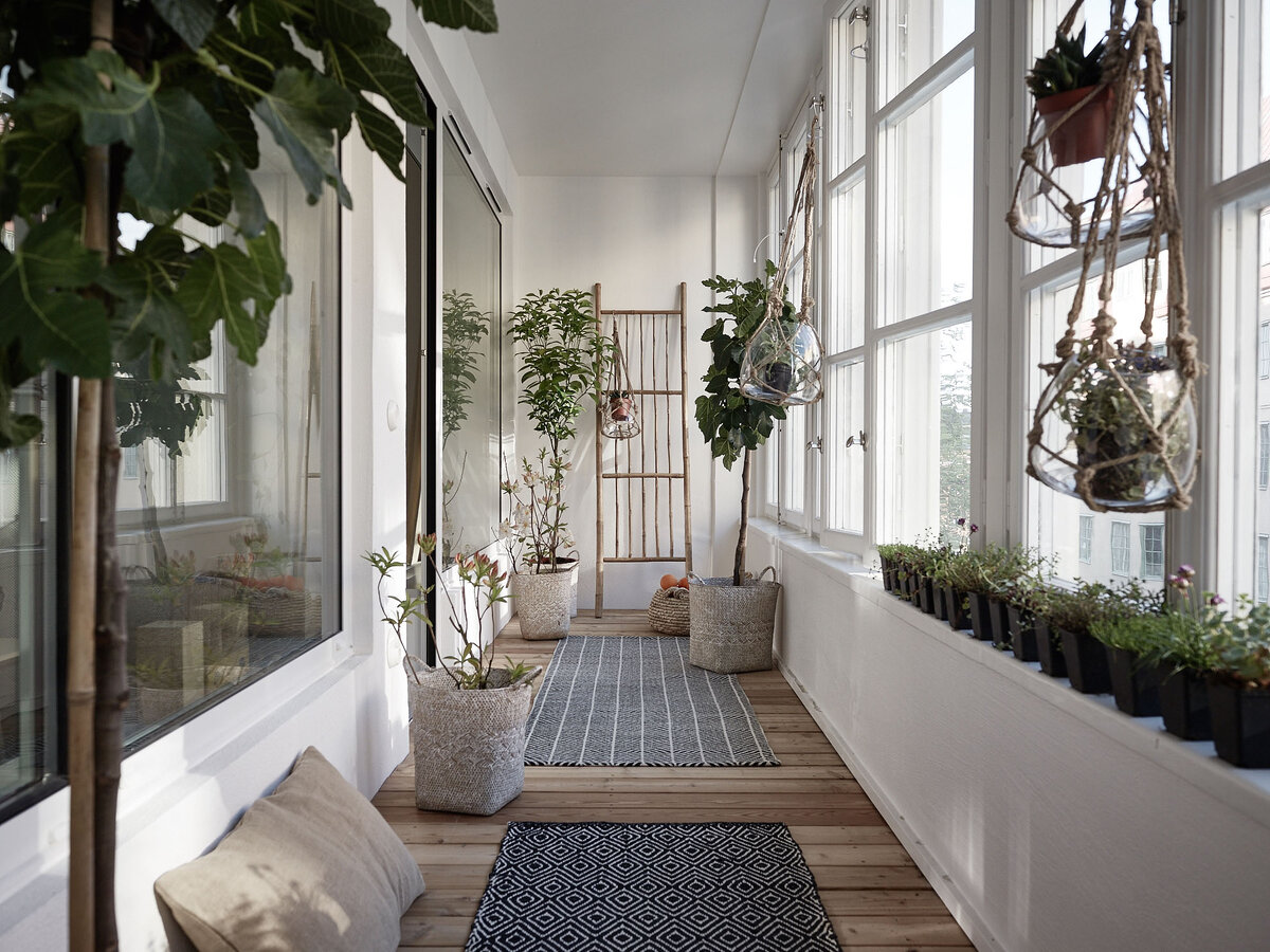 зимний сад на балконе