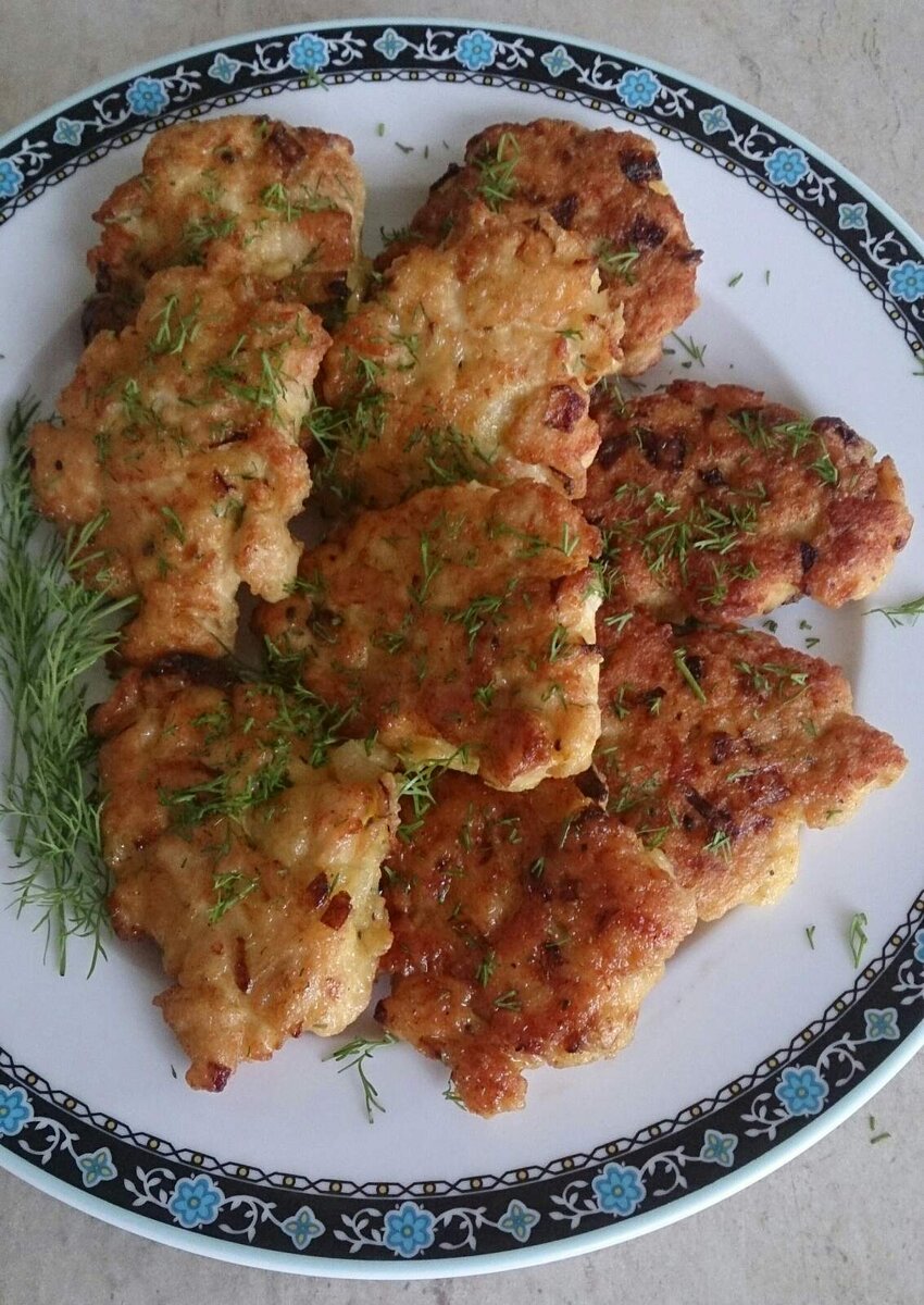 Котлеты куриные с манкой