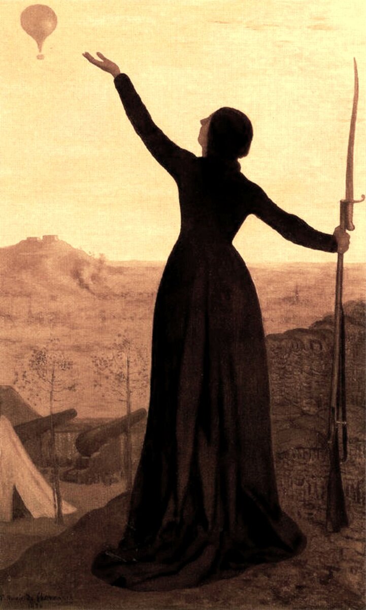 Пьер де Шаванна 1824-1898. Вера (Воздушный шар)