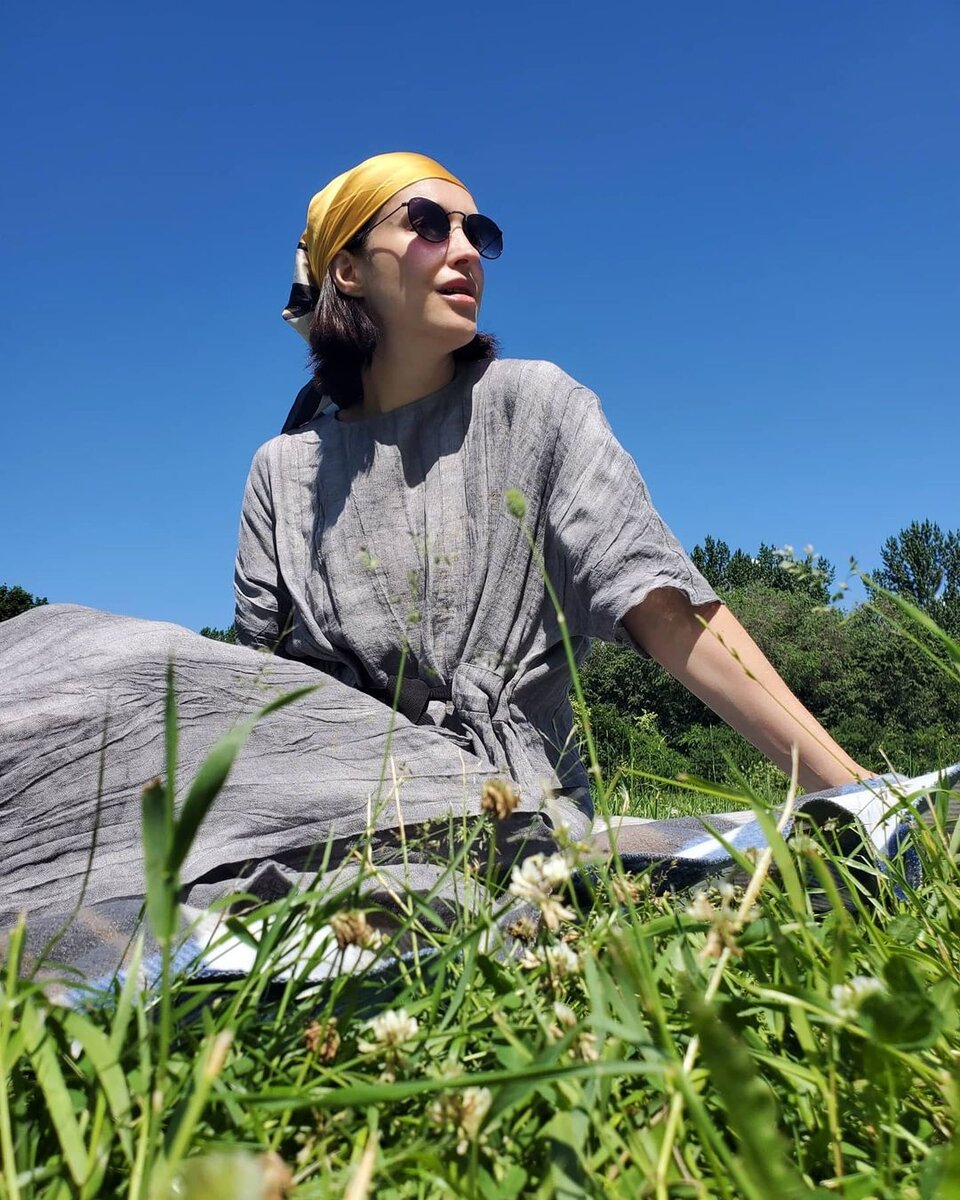 Авторское фото: платье Marry Li из рами