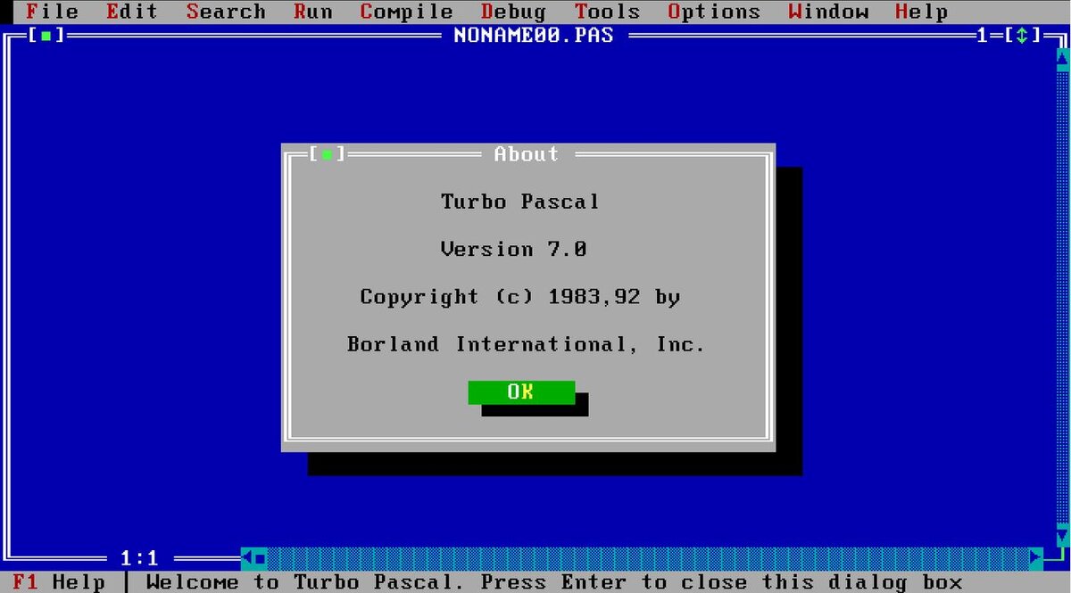 Turbo Pascal 7.0