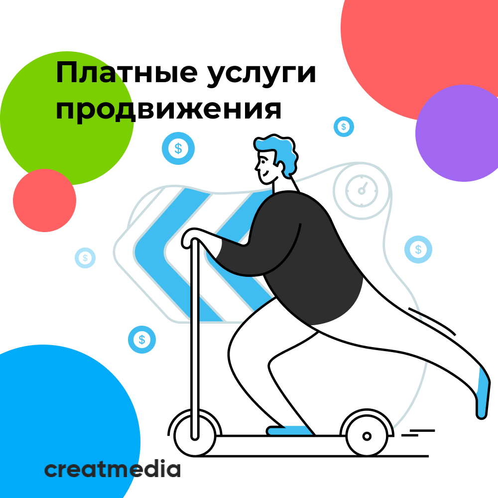 Платные услуги продвижения на Авито