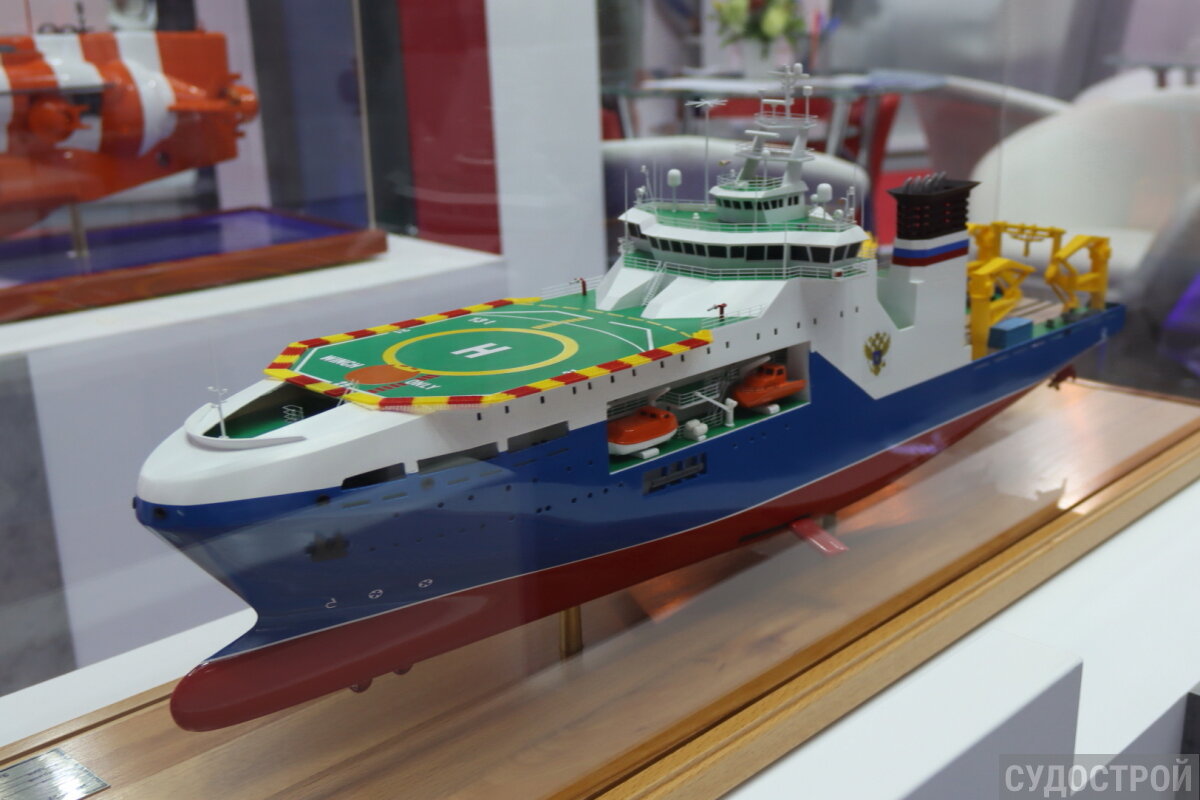 Модель НИС проекта от ЦКБ "Лазурит" / Фото: Судострой