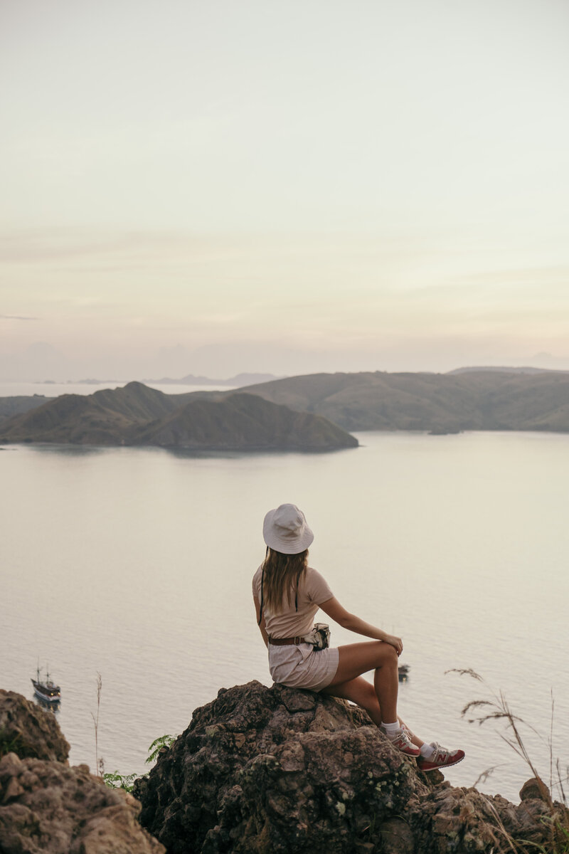 Вид с острова Падар за пару минут до рассвета