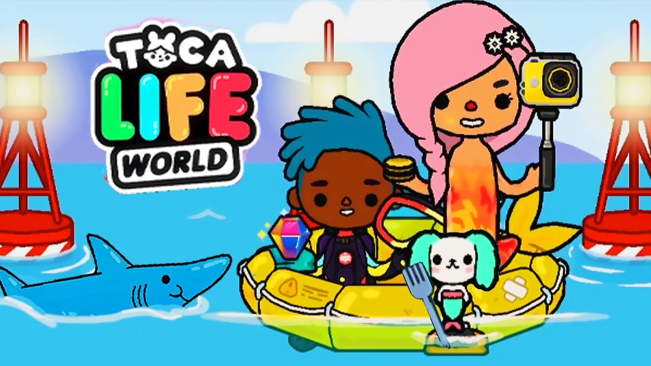 ТОКА БОКА ОБНОВЛЕНИЕ ! Неоновый дом ! Сериал про котенка 💜 Опасное  приключение ! 🌊 Toca Life World