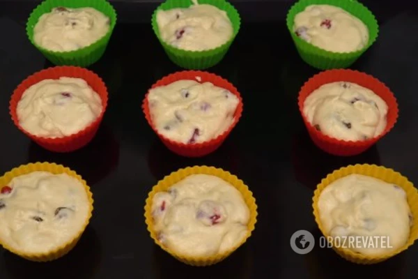 Формочки для кекса, которые мы заполняем тестом