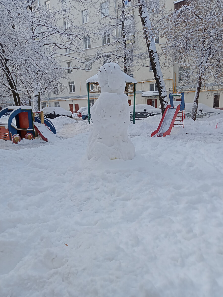 Фото автора. Снеговик. 
