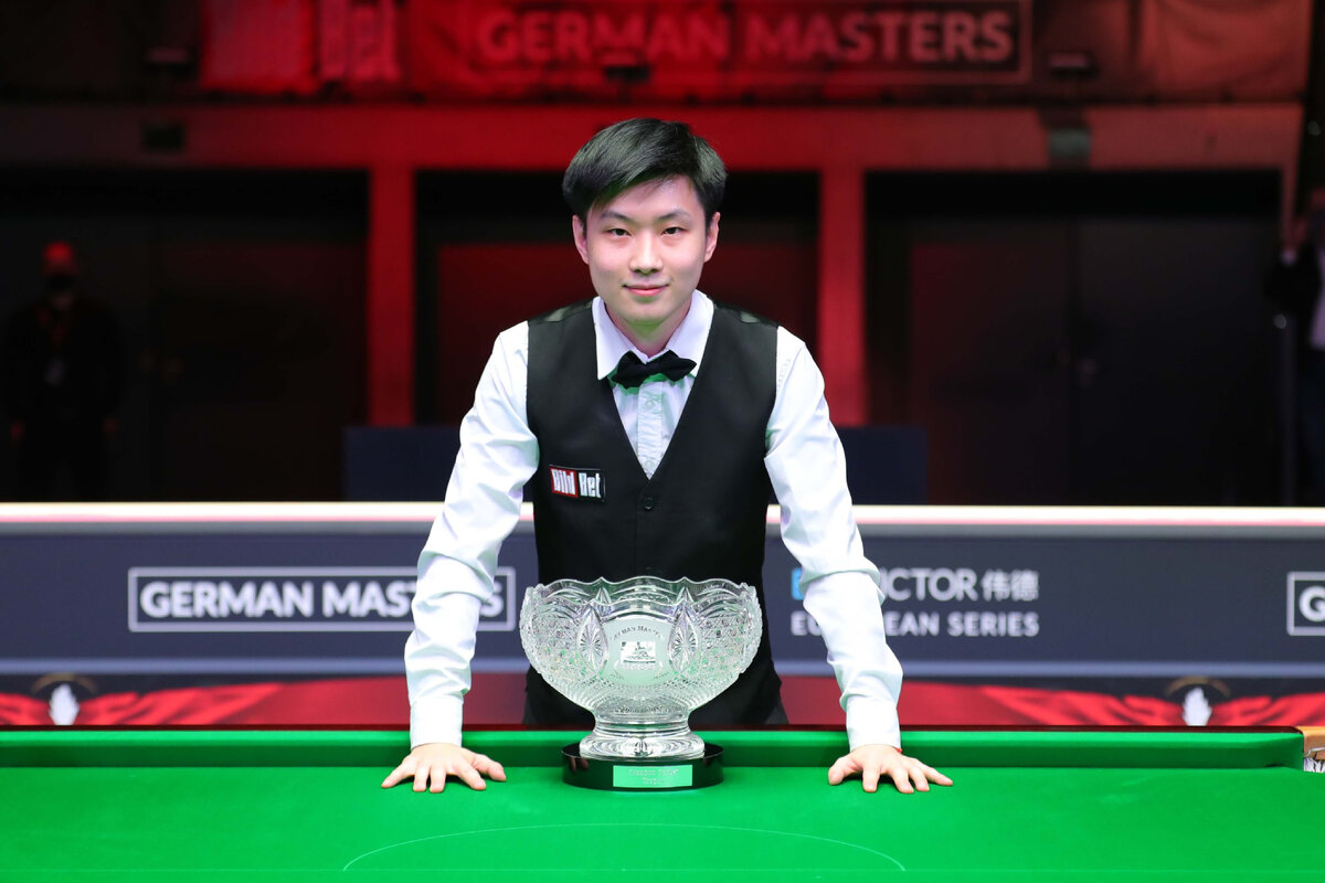 Снукер календарь 2025 25 German Masters 2022. Чжао Синьтун разгромил Яня Биньтао в финале Snooker.by Ново