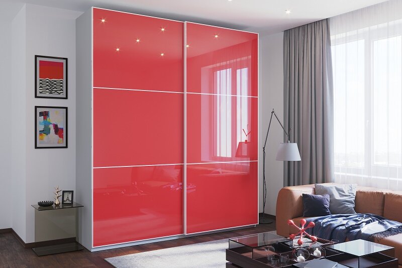 Шкаф-купе с рамочной навесной системой AluForce®