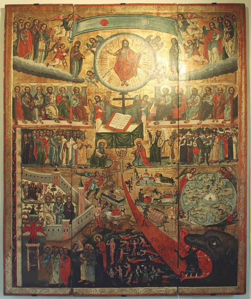 Икона «Страшный суд», XVII в.