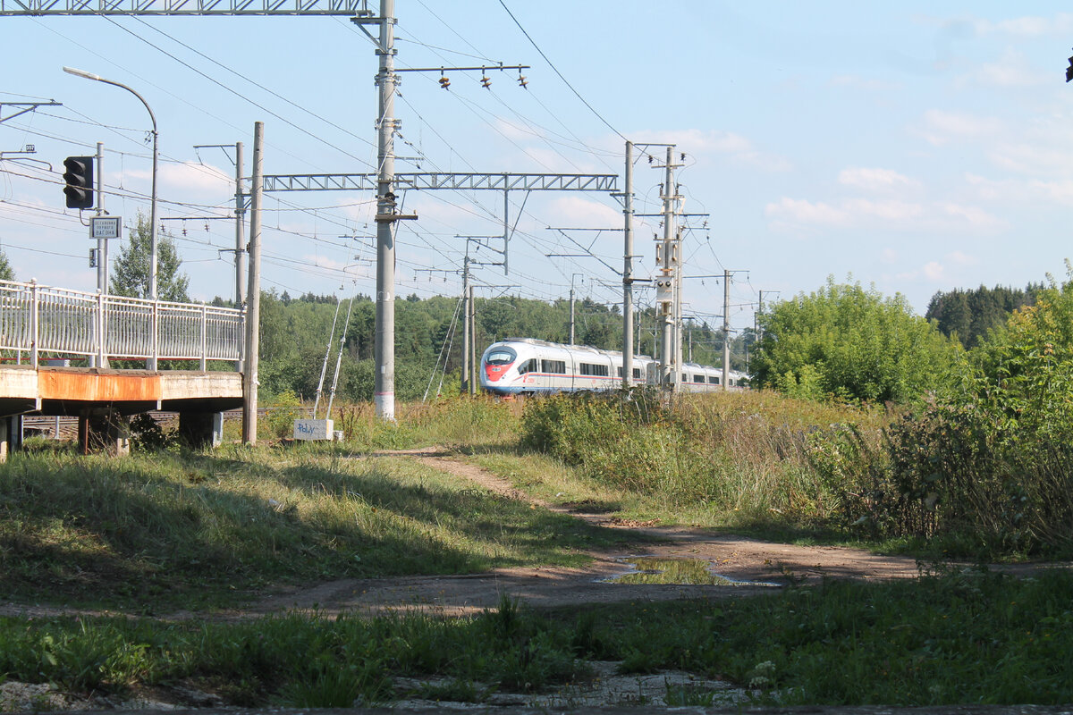 Скоростной поезд "Сапсан", платформа Покровка