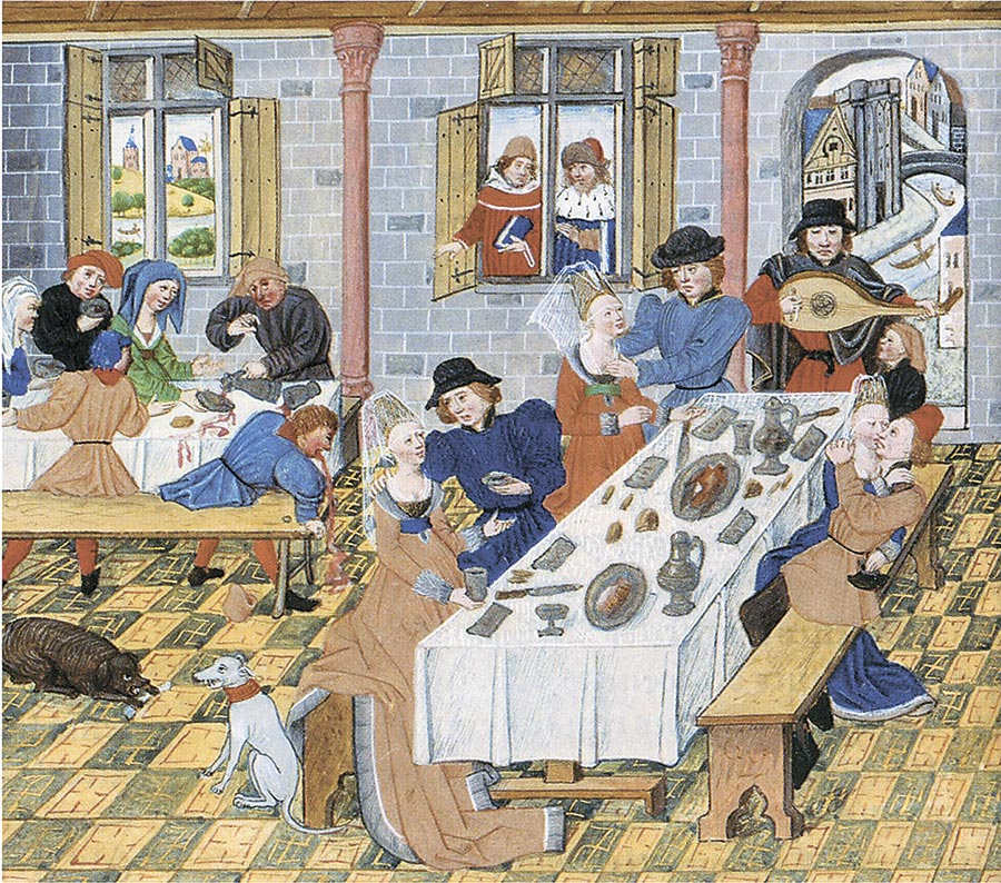 Пир в раннем средневековье