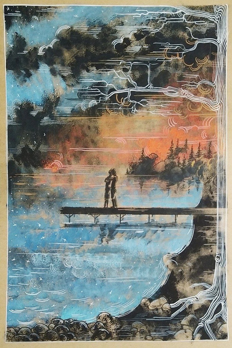 Красивая интерпретация сцены из книги