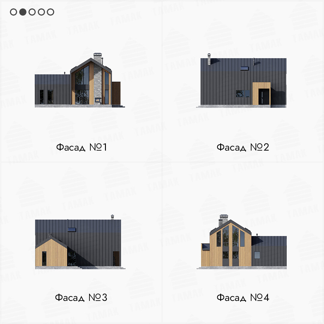 Фасады дома