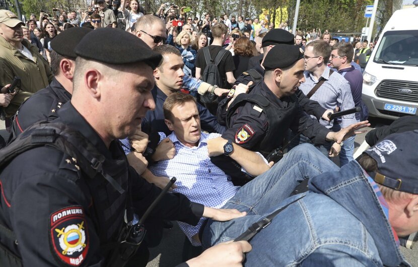 Задержание Алексея Навального